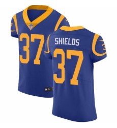Men's Nike Los Angeles Rams #37 Sam Shields Royal Blue Alternate Vapor Untouchable Elite Player NFL Jersey