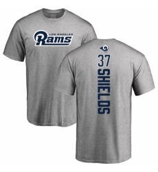 NFL Nike Los Angeles Rams #37 Sam Shields Ash Backer T-Shirt