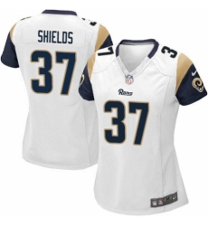 Women's Nike Los Angeles Rams #37 Sam Shields Game White NFL Jersey