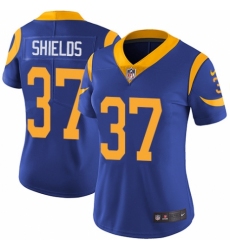 Women's Nike Los Angeles Rams #37 Sam Shields Royal Blue Alternate Vapor Untouchable Limited Player NFL Jersey