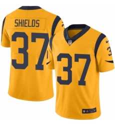 Youth Nike Los Angeles Rams #37 Sam Shields Limited Gold Rush Vapor Untouchable NFL Jersey