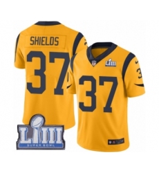 Youth Nike Los Angeles Rams #37 Sam Shields Limited Gold Rush Vapor Untouchable Super Bowl LIII Bound NFL Jersey