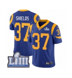 Youth Nike Los Angeles Rams #37 Sam Shields Royal Blue Alternate Vapor Untouchable Limited Player Super Bowl LIII Bound NFL Jersey