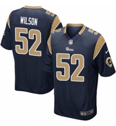 Men's Nike Los Angeles Rams #52 Ramik Wilson Game Navy Blue Team Color NFL Jersey
