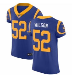 Men's Nike Los Angeles Rams #52 Ramik Wilson Royal Blue Alternate Vapor Untouchable Elite Player NFL Jersey
