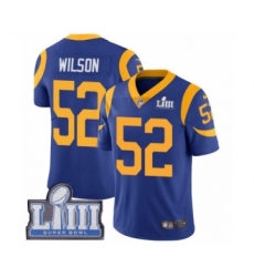 Men's Nike Los Angeles Rams #52 Ramik Wilson Royal Blue Alternate Vapor Untouchable Limited Player Super Bowl LIII Bound NFL Jersey