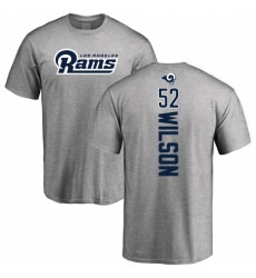 NFL Nike Los Angeles Rams #52 Ramik Wilson Ash Backer T-Shirt