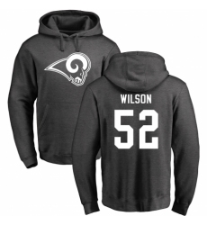 NFL Nike Los Angeles Rams #52 Ramik Wilson Ash One Color Pullover Hoodie