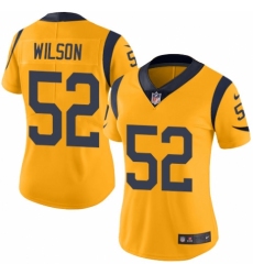 Women's Nike Los Angeles Rams #52 Ramik Wilson Limited Gold Rush Vapor Untouchable NFL Jersey