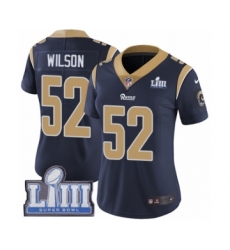 Women's Nike Los Angeles Rams #52 Ramik Wilson Navy Blue Team Color Vapor Untouchable Limited Player Super Bowl LIII Bound NFL Jersey