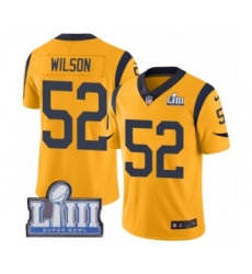 Youth Nike Los Angeles Rams #52 Ramik Wilson Limited Gold Rush Vapor Untouchable Super Bowl LIII Bound NFL Jersey