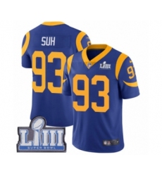Men's Nike Los Angeles Rams #93 Ndamukong Suh Royal Blue Alternate Vapor Untouchable Limited P