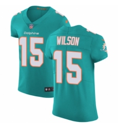Men's Nike Miami Dolphins #15 Albert Wilson Aqua Green Team Color Vapor Untouchable Elite Player NFL Jersey