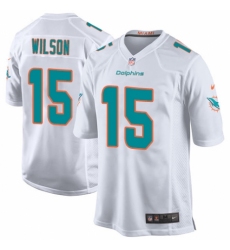 Men's Nike Miami Dolphins #15 Albert Wilson Game White NFL Jersey