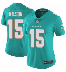 Women's Nike Miami Dolphins #15 Albert Wilson Aqua Green Team Color Vapor Untouchable Elite Player NFL Jersey