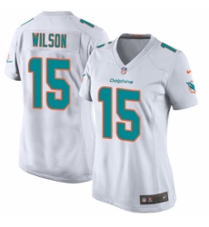 Women's Nike Miami Dolphins #15 Albert Wilson Game White NFL Jersey