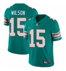 Youth Nike Miami Dolphins #15 Albert Wilson Aqua Green Alternate Vapor Untouchable Elite Player NFL Jersey