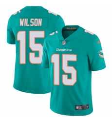 Youth Nike Miami Dolphins #15 Albert Wilson Aqua Green Team Color Vapor Untouchable Limited Player NFL Jersey