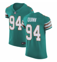 Men's Nike Miami Dolphins #94 Robert Quinn Aqua Green Alternate Vapor Untouchable Elite Player NFL Jersey