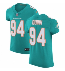 Men's Nike Miami Dolphins #94 Robert Quinn Aqua Green Team Color Vapor Untouchable Elite Player NFL Jersey