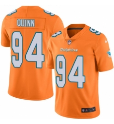 Men's Nike Miami Dolphins #94 Robert Quinn Limited Orange Rush Vapor Untouchable NFL Jersey