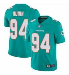 Youth Nike Miami Dolphins #94 Robert Quinn Aqua Green Team Color Vapor Untouchable Limited Player NFL Jersey