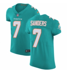Men's Nike Miami Dolphins #7 Jason Sanders Aqua Green Team Color Vapor Untouchable Elite Player NFL Jersey