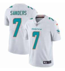 Men's Nike Miami Dolphins #7 Jason Sanders White Vapor Untouchable Limited Player NFL Jersey