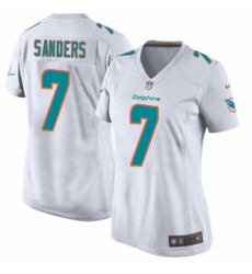 Women's Nike Miami Dolphins #7 Jason Sanders Game White NFL Jersey