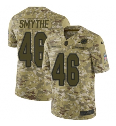 Youth Nike Miami Dolphins #46 Durham Smythe Limited Camo 2018 Salute to Service NFL Jersey