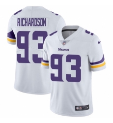 Men's Nike Minnesota Vikings #93 Sheldon Richardson White Vapor Untouchable Limited Player NFL Jersey