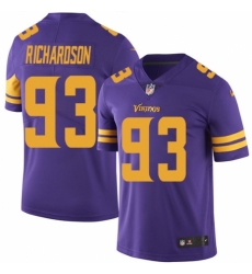 Youth Nike Minnesota Vikings #93 Sheldon Richardson Limited Purple Rush Vapor Untouchable NFL Jersey