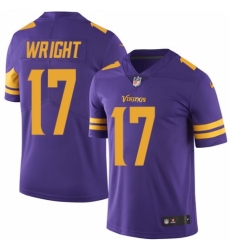 Youth Nike Minnesota Vikings #17 Kendall Wright Limited Purple Rush Vapor Untouchable NFL Jersey