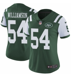Women's Nike New York Jets #54 Avery Williamson Green Team Color Vapor Untouchable Elite Player NFL Jersey
