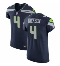 Men's Nike Seattle Seahawks #4 Michael Dickson Navy Blue Team Color Vapor Untouchable Elite Player NFL Jersey