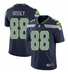 Youth Nike Seattle Seahawks #88 Will Dissly Navy Blue Team Color Vapor Untouchable Elite Player NFL Jersey