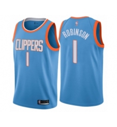 Women's Los Angeles Clippers #1 Jerome Robinson Swingman Blue Basketball Jersey - City Edition