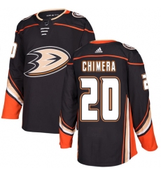 Youth Adidas Anaheim Ducks #20 Jason Chimera Authentic Black Home NHL Jersey