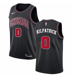 Youth Nike Chicago Bulls #0 Sean Kilpatrick Swingman Black NBA Jersey Statement Edition