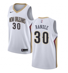 Youth Nike New Orleans Pelicans #30 Julius Randle Swingman White NBA Jersey - Association Edition
