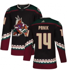 Men's Adidas Arizona Coyotes #14 Richard Panik Premier Black Alternate NHL Jersey