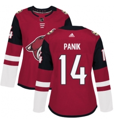 Women's Adidas Arizona Coyotes #14 Richard Panik Authentic Burgundy Red Home NHL Jersey