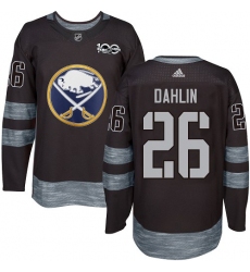 Men's Adidas Buffalo Sabres #26 Rasmus Dahlin Authentic Navy Blue USA Flag Fashion NHL Jersey