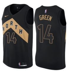 Women's Nike Toronto Raptors #14 Danny Green Swingman Black NBA Jersey - City Edition