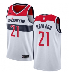 Women's Nike Washington Wizards #21 Dwight Howard Swingman White NBA Jersey - Association Edition