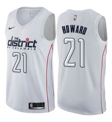 Youth Nike Washington Wizards #21 Dwight Howard Swingman White NBA Jersey - City Edition