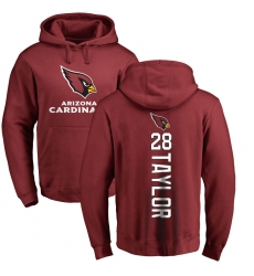 NFL Nike Arizona Cardinals #28 Jamar Taylor Maroon Backer Pullover Hoodie