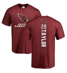 NFL Nike Arizona Cardinals #28 Jamar Taylor Maroon Backer T-Shirt