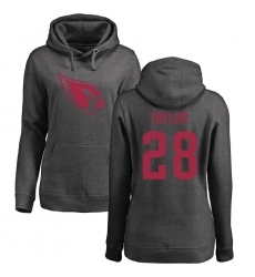 NFL Women's Nike Arizona Cardinals #28 Jamar Taylor Ash One Color Pullover Hoodie