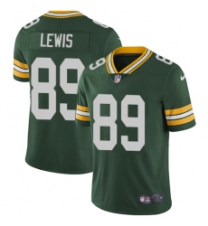 Men's Nike Green Bay Packers #89 Marcedes Lewis Green Team Color Vapor Untouchable Limited Player NFL Jersey